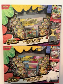 Pokemon TCG Mega Evolution Ascended Heroes Premium Poster Collection Lot of 2 - Image 1