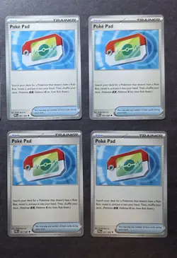 4x Pokemon TCG Perfect Order Poke Pad Trainer 81/88 Common - Image 1