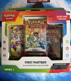Pokemon TCG First Partner Illustration Collection Series 1 Box 3 Promos - Image 1