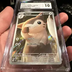 CGC 10 2025 POKEMON JTG EN-JOURNEY TOGETHER ILLUSTRATION RARE #168 FURRET - Image 2