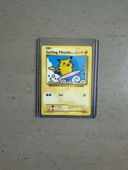 2016 Pokemon XY Evolutions Surfing Pikachu 111/108 Secret Rare NM - Image 1
