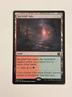 Innistrad: Midnight Hunt Magic: The Gathering Rockfall Vale #266 MTG - Image 1