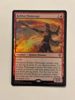 Keldon Flamesage Dominaria United Foil Magic the Gathering MTG - Image 1