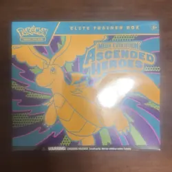 Pokemon Elite Trainer Box Mega Evolution Ascended Heroes English 1 Box SEALED - Image 1