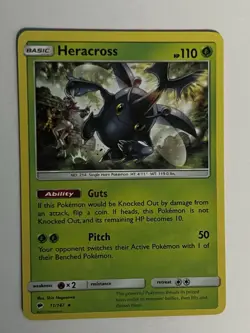 Heracross 11/147 Rare Burning Shadows Reverse Holo Near Mint - Image 1