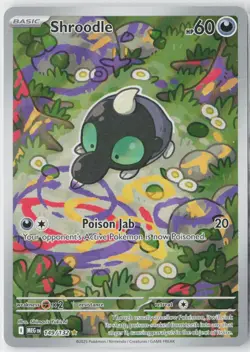 Shroodle 149/132 Illustration Rare Mega Evolution Pokemon Near Mint - Image 1