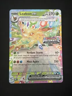 Leafeon ex - (Prismatic Evolutions Stamp) 006/131 Pokemon TCG - NM - Image 1