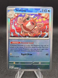 Seaking (Master Ball Pattern) 021/131 Pokemon Prismatic Evolutions - NM - Image 1