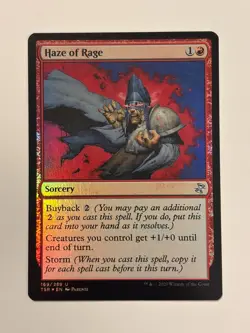 Haze of Rage Time Spiral Remastered FOIL Magic the Gathering MTG - Image 1