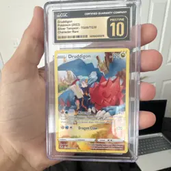 Pokemon Druddigon TG09/TG30 Silver Tempest TG Holo CGC PRISTINE 10 POP 28 - Image 2