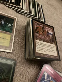 magic the gathering card / yugioh lot DAMAGED/WATER DAMAGED - Image 5