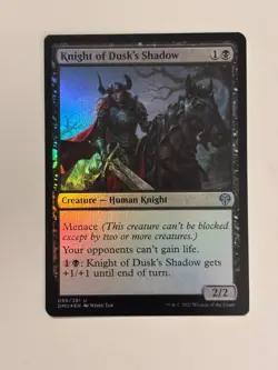 Knight of Dusk's Shadow Dominaria United Foil Magic the Gathering MTG - Image 1