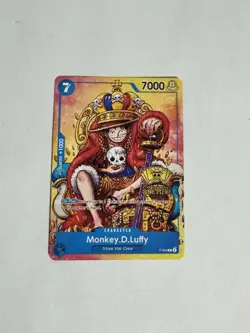 Monkey D. Luffy P-043 (2nd Anniversary Stamped Promo) One Piece TCG English LP - Image 3
