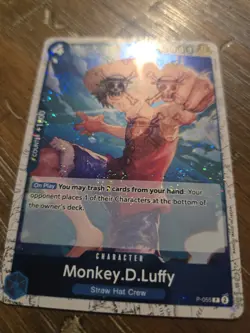 MONKEY D LUFFY - One Piece P-055 Full Art ENGLISH Premium Booster 01 PRB01 - Image 4