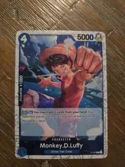 MONKEY D LUFFY - One Piece P-055 Full Art ENGLISH Premium Booster 01 PRB01 - Image 5