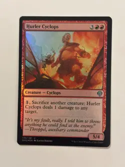 Hurler Cyclops Dominaria United Foil Magic the Gathering MTG - Image 1