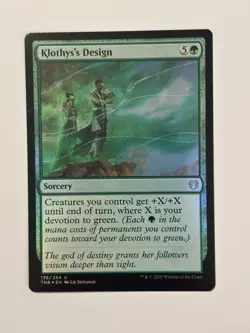 Klothys's Design Theros Beyond Death Foil Magic the Gathering MTG - Image 1