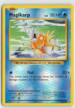 Pokemon XY Evolutions Reverse Foil Common MP #33 Magikarp - Image 1