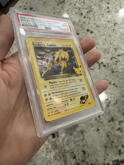 PSA 9 MINT Rocket's Zapdos, SWSH Celebrations Pokemon Classic Collection 15/132 - Image 3