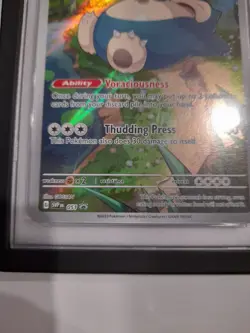 Pokemon TCG SV "Pokemon Center" Exclusive promo Stamped Stamp Snorlax 051 PSA 9 - Image 2