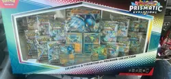 Pokemon TCG SV Prismatic Evolutions Lucario EX & Tyranitar EX Premium Collection - Image 1