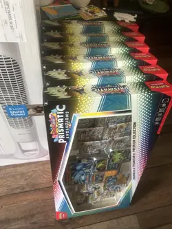 Pokemon TCG SV Prismatic Evolutions Lucario EX & Tyranitar EX Premium Collection - Image 2