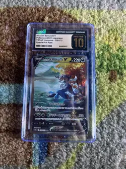 CGC 10 PRISTINE Hisuian Samurott V 229/172 Pokemon Vstar Universe 2022 Japanese - Image 1