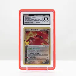 Pokemon Team Magma's Groudon Holo #9/95 Celebrations Classic Collection CGC 8.5 - Image 1