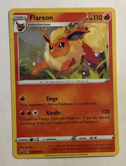 Pokemon Flareon SWSH041 Sword & Shield Promo Pokemon TCG Cosmos Holo Ungraded - Image 1