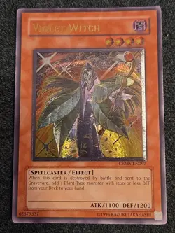 Yugioh Violet Witch CRMS-EN097 Ultimate Rare 1st Ed HP - Image 1