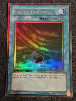 Yugioh! MP Veil of Darkness - GLD2-EN043 - Gold Rare - Limited Edition Moderatel - Image 1