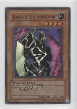Gearfried the Iron Knight Unlimited YuGiOh Pharaoh's Servant #PSV-101 2002 READ - Image 1