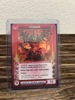 Chaor 70E Max Energy Ultra Rare 1st Edition Dawn of Perim Chaotic TCG Card - Image 1