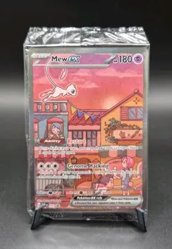 Pokemon TCG Mew EX SVP Blackstar 151 Promo Card 053 Scarlet & Violet Sealed - Image 1