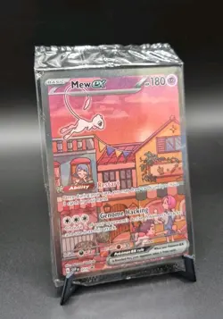 Pokemon TCG Mew EX SVP Blackstar 151 Promo Card 053 Scarlet & Violet Sealed - Image 2