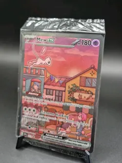 Pokemon TCG Mew EX SVP Blackstar 151 Promo Card 053 Scarlet & Violet Sealed - Image 3