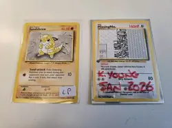 Pokemon TCG Sandshrew 062/102 Base Set Regular Unlimited LP - Image 1