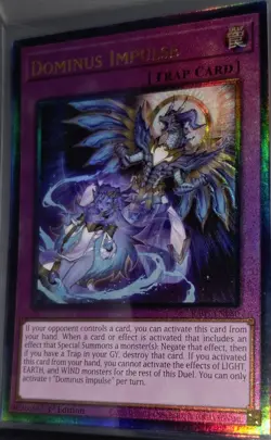 Dominus Impulse RA05-EN080 Prismatic Ultimate Rare 1st Edition Yu-Gi-Oh NM - Image 1