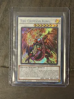 2020 Yu-Gi-Oh Blazing Dominion 1st Edition The Crimson King BLZD-EN036 - Image 1