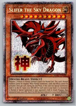 Slifer the Sky Dragon RA05-EN128 Ultra Rare Rarity Collection 5 Yu-Gi-Oh NM - Image 1