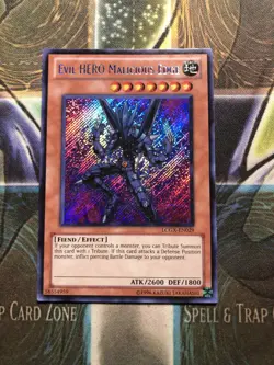 *** EVIL HERO MALICIOUS EDGE *** SECRET RARE LCGX-EN029 YUGIOH! - Image 1