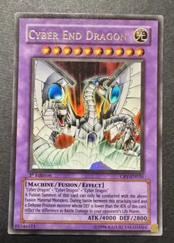 Cyber End Dragon CRV-EN036 1st Edition Ultra Rare Yu-Gi-Oh GX Holo - Image 3
