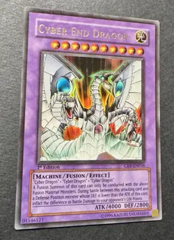 Cyber End Dragon CRV-EN036 1st Edition Ultra Rare Yu-Gi-Oh GX Holo - Image 5