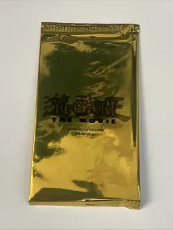 2004 Yugioh The Movie Gold Promotional Pack Brand New Factory Sealed - Image 1
