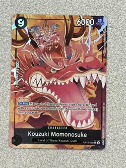 Kouzuki Momonosuke Alt Art (OP16-085) | OP16 - The Time of Battle | ENGLISH - Image 1