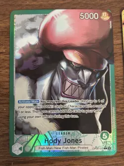 One Piece CCG HODY JONES Alt Art OP06-020 & KAIDO/ LINLIN OP08-119 Secret Cards - Image 3