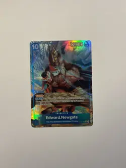 Edward Newgate Alt Art OP13-042 Carrying On His Will One Piece TCG English NM - Image 1