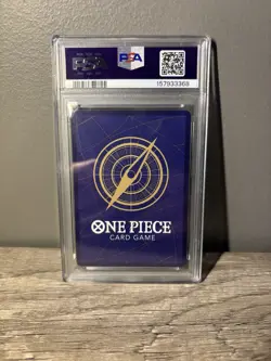 One Piece CCG Tashigi OP10-032 Royal Blood Foil Alternative Card PSA 10 Gem Mint - Image 2