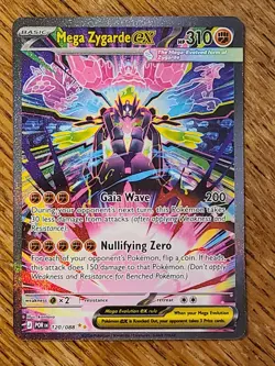 Pokemon Card TCG Mega Zygarde EX 120/088 Holo SIR Perfect Order - NM - Image 1