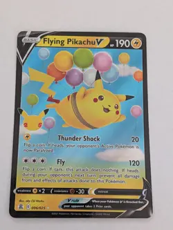 Flying Pikachu V - 006/025 - Pokemon Celebrations Sword Shield Rare Card NM - Image 2